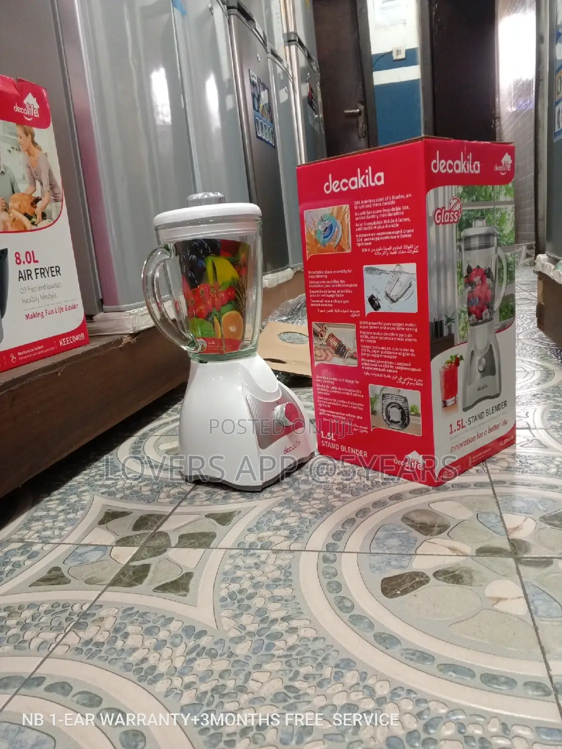 Decakila Stand Blender Stand Blender Glass Type