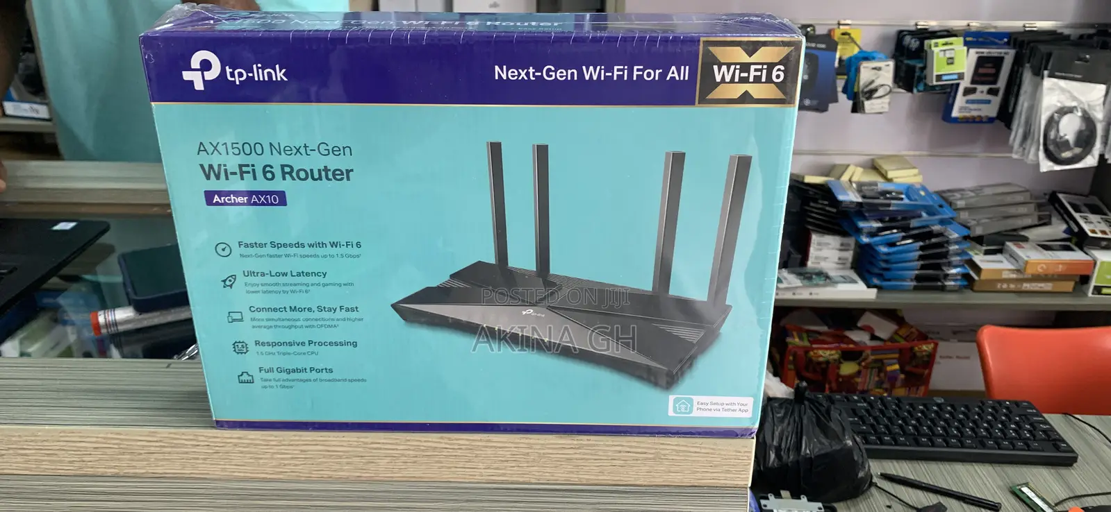 Tp-Link Ax1500 Next Gen Wi-Fi 6 Router Archer Ax10