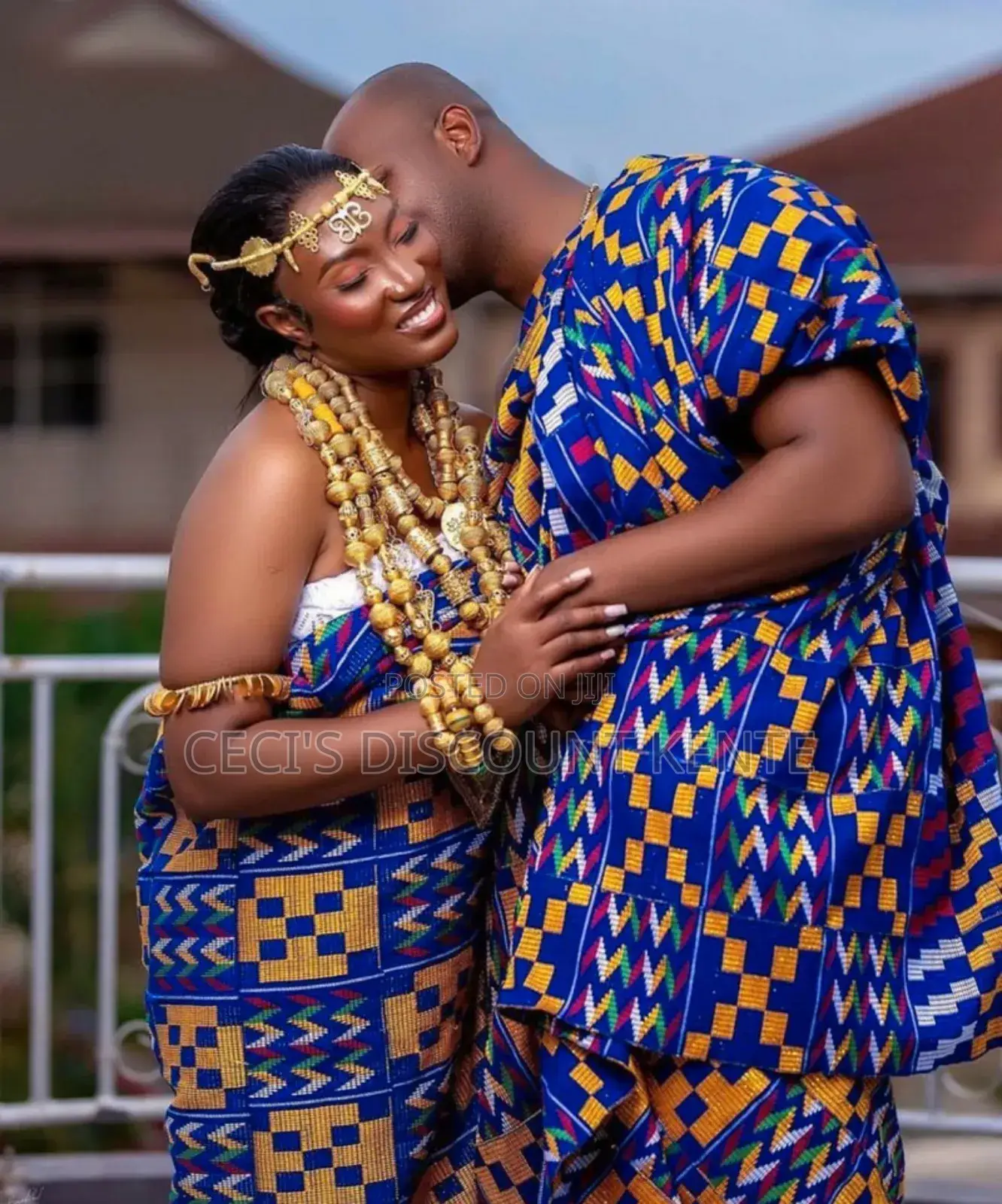 For Couples Traditional Kente Weave Wear