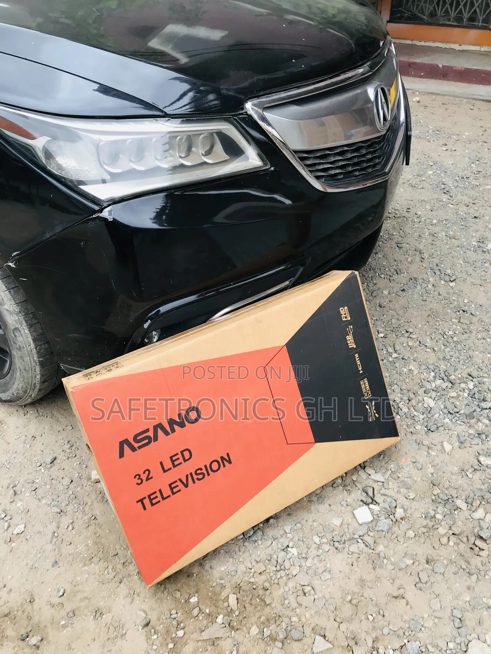 Original (Black) Smart 32 Inch Led Asano Full Hd Tv
