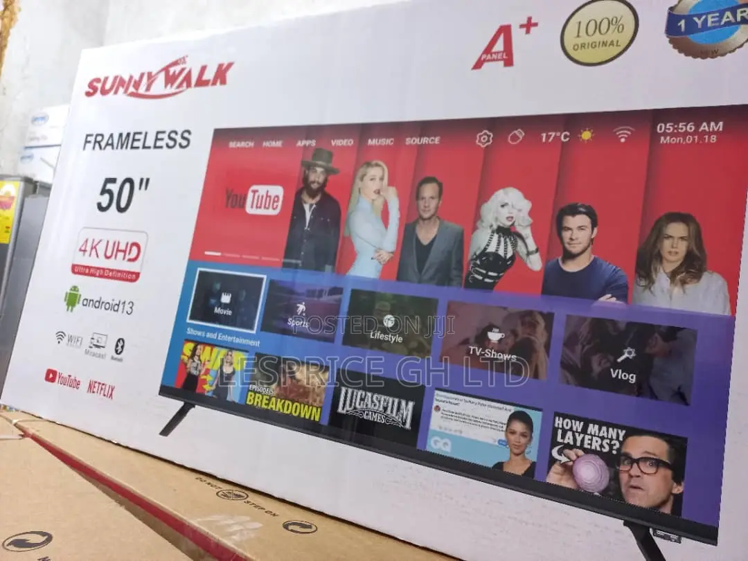 Top Quality ~Sunny Walk 50” Android FHD Tv
