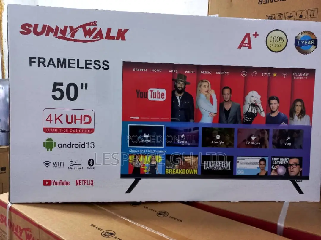 Sunny Walk 50” Brand New Tv
