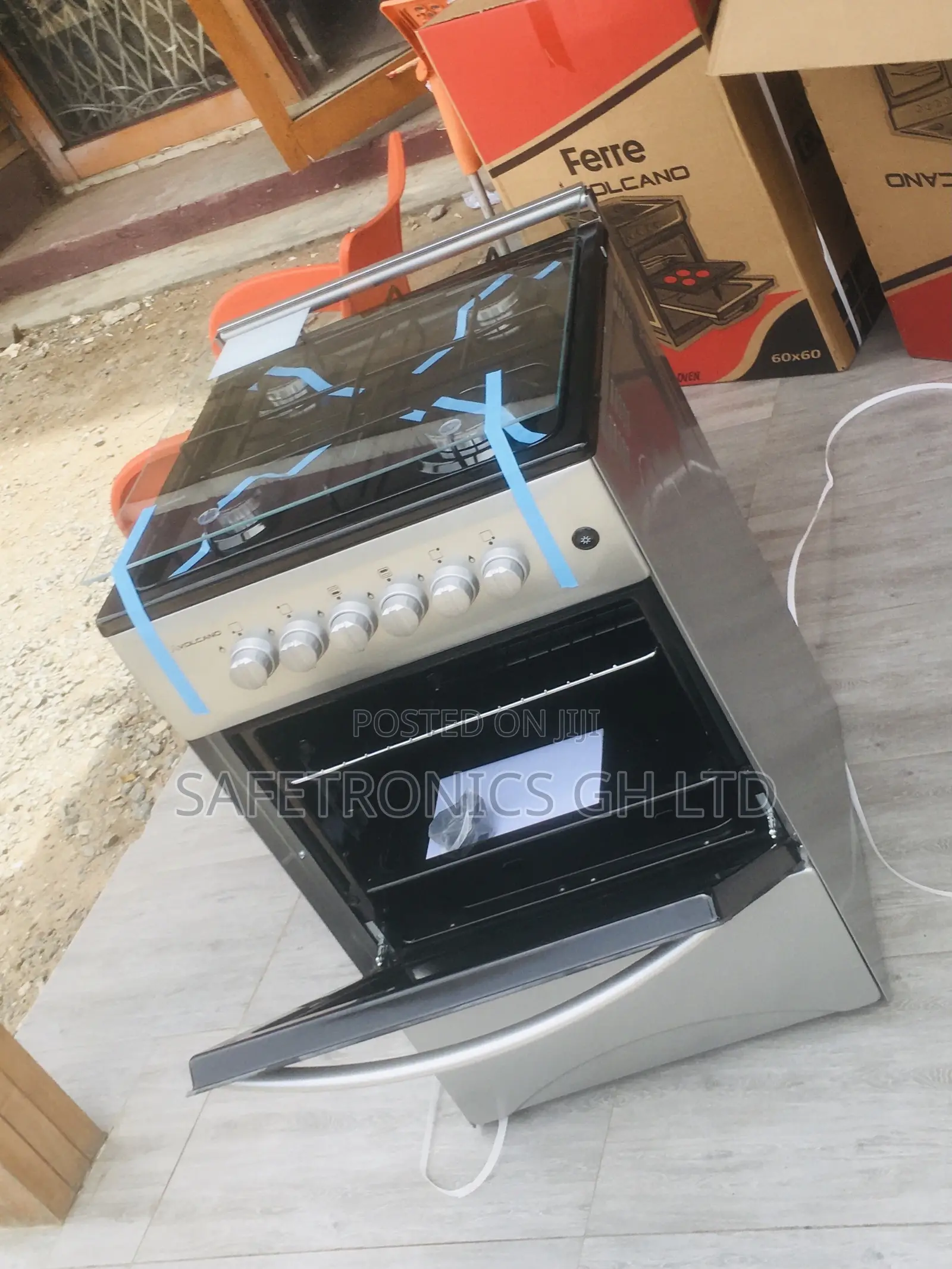 4 Gas Volcano (Gray) 50by50 Oven/Grill Lastest 