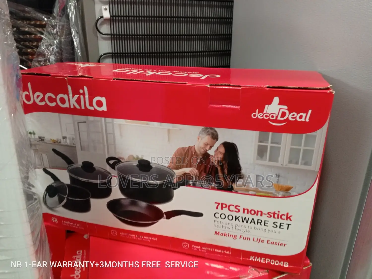 Decakila 7PCS Non-Stick Cookware Set Cookware Set