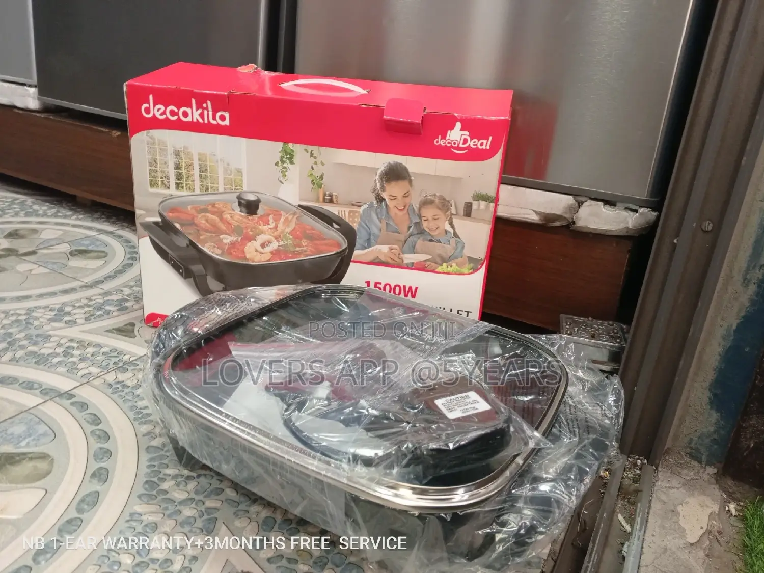 Decakila Electric Skillet Electric Skillet 1500W Quality