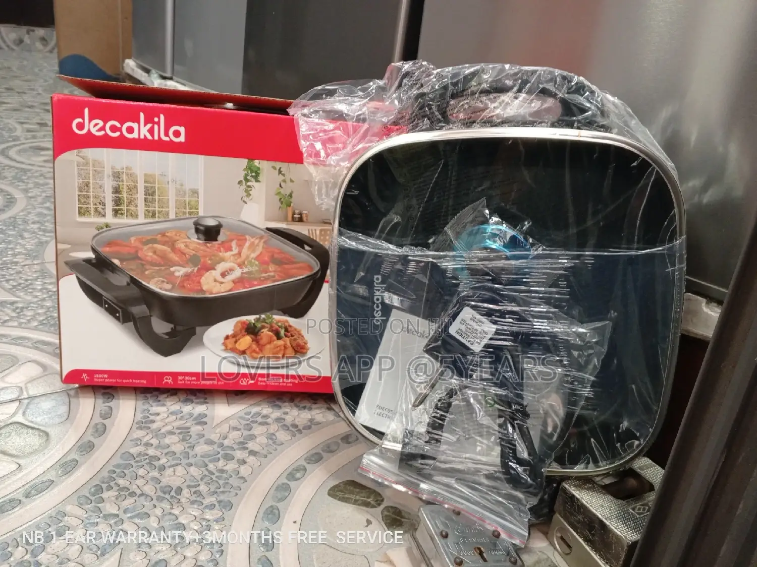 Decakila Electric Skillet Electric Skillet 1500W Affordable