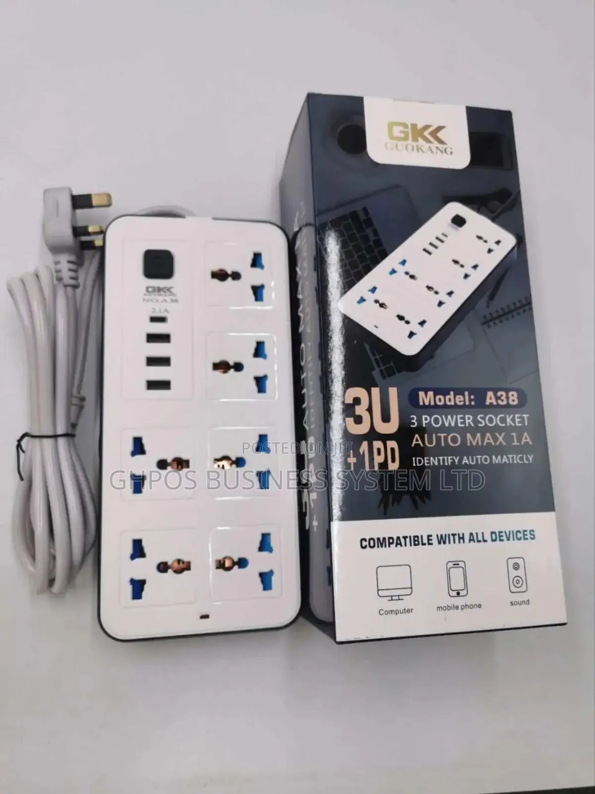 Ubero Smart Socket Extension With Type-c Charger