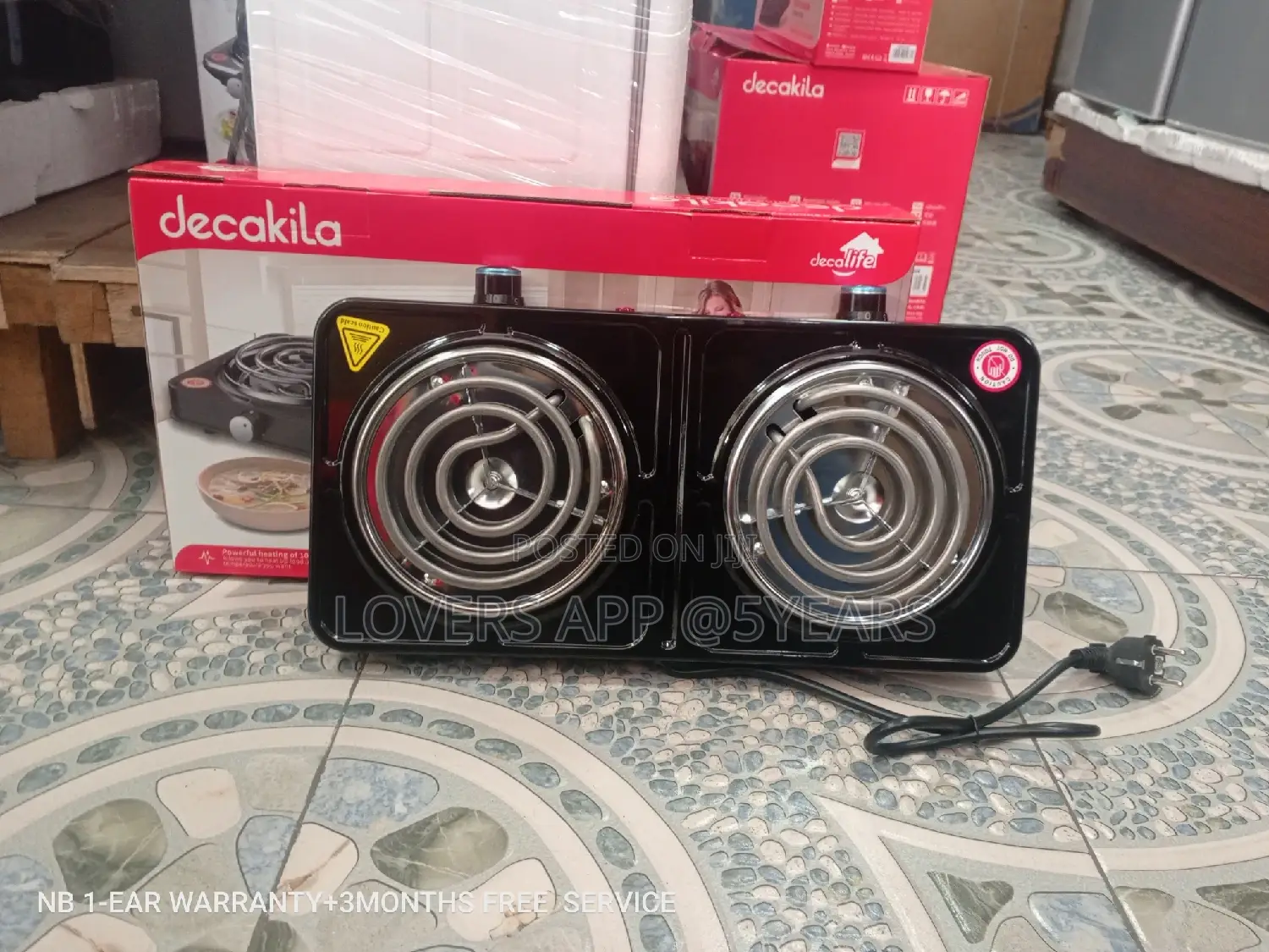 Decakila Double Hot Plate Double Hot Plat