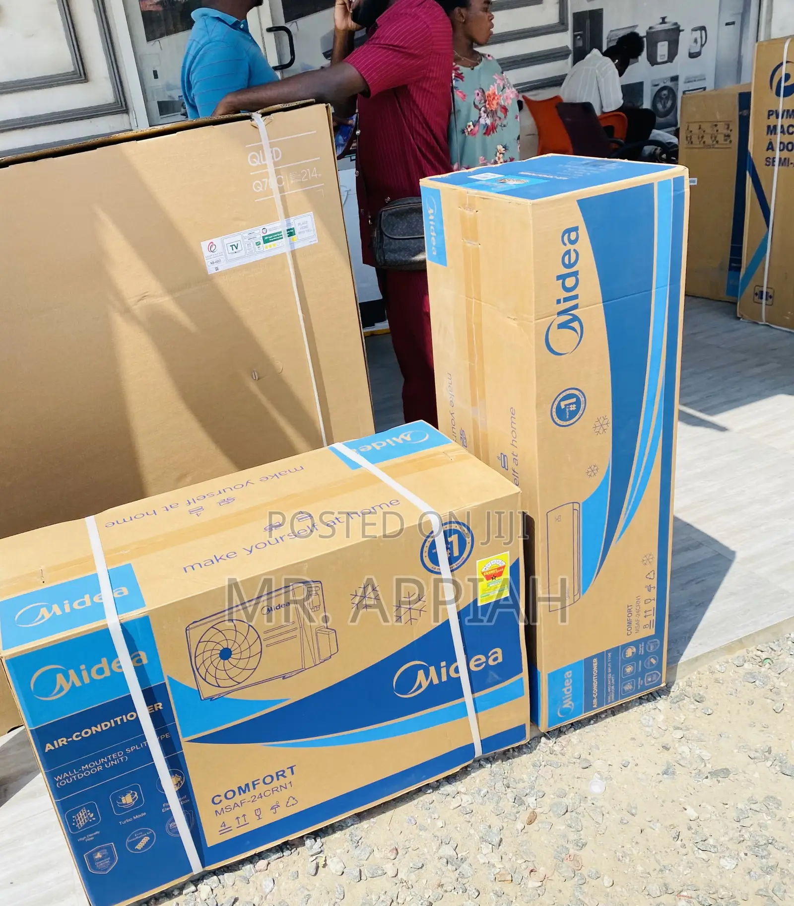 Durable Midea Split Type 2.5hp Ac(MSAF-24CRN1)White.