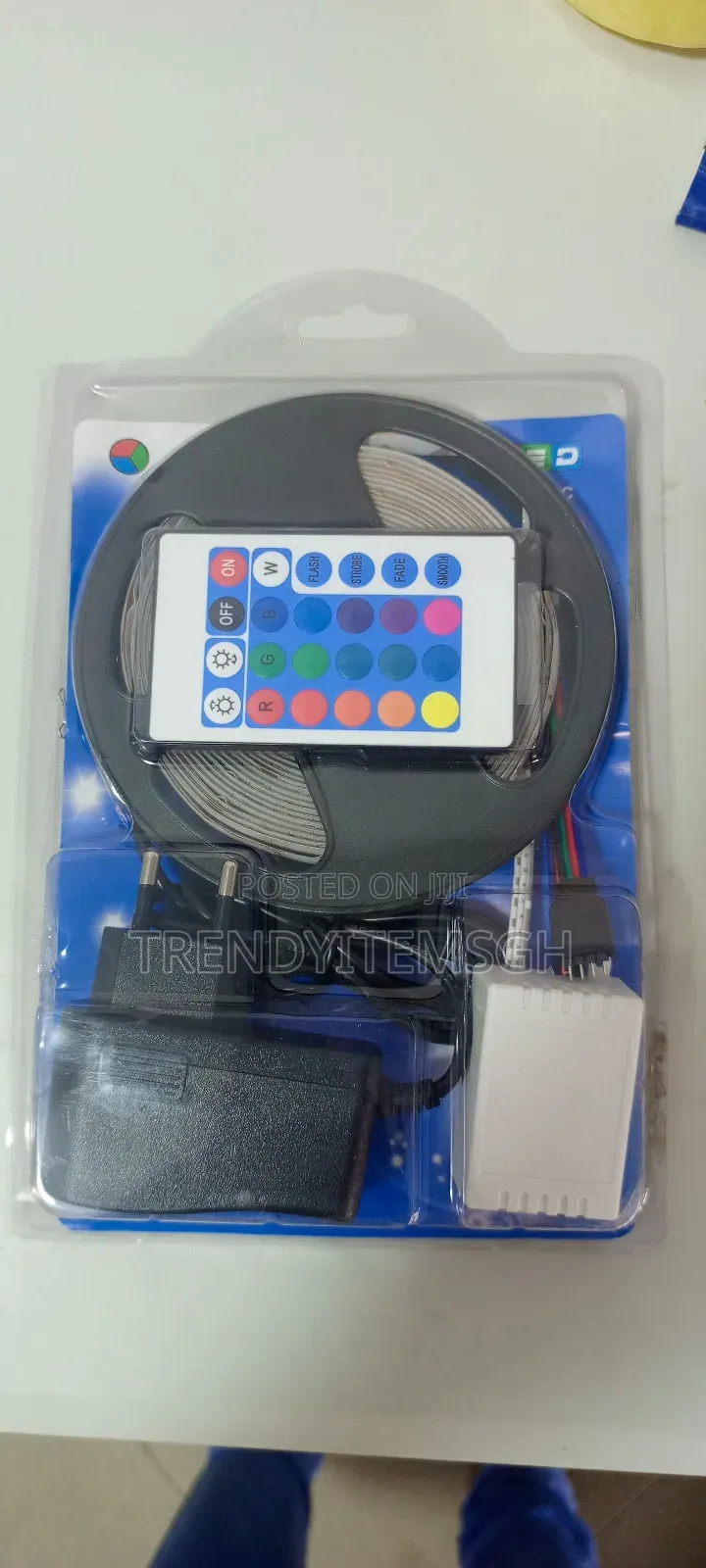 5m RGB Strip Light With Remote Control