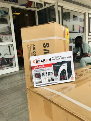 Das-1500 Black Automatic Delron Voltage Regulator