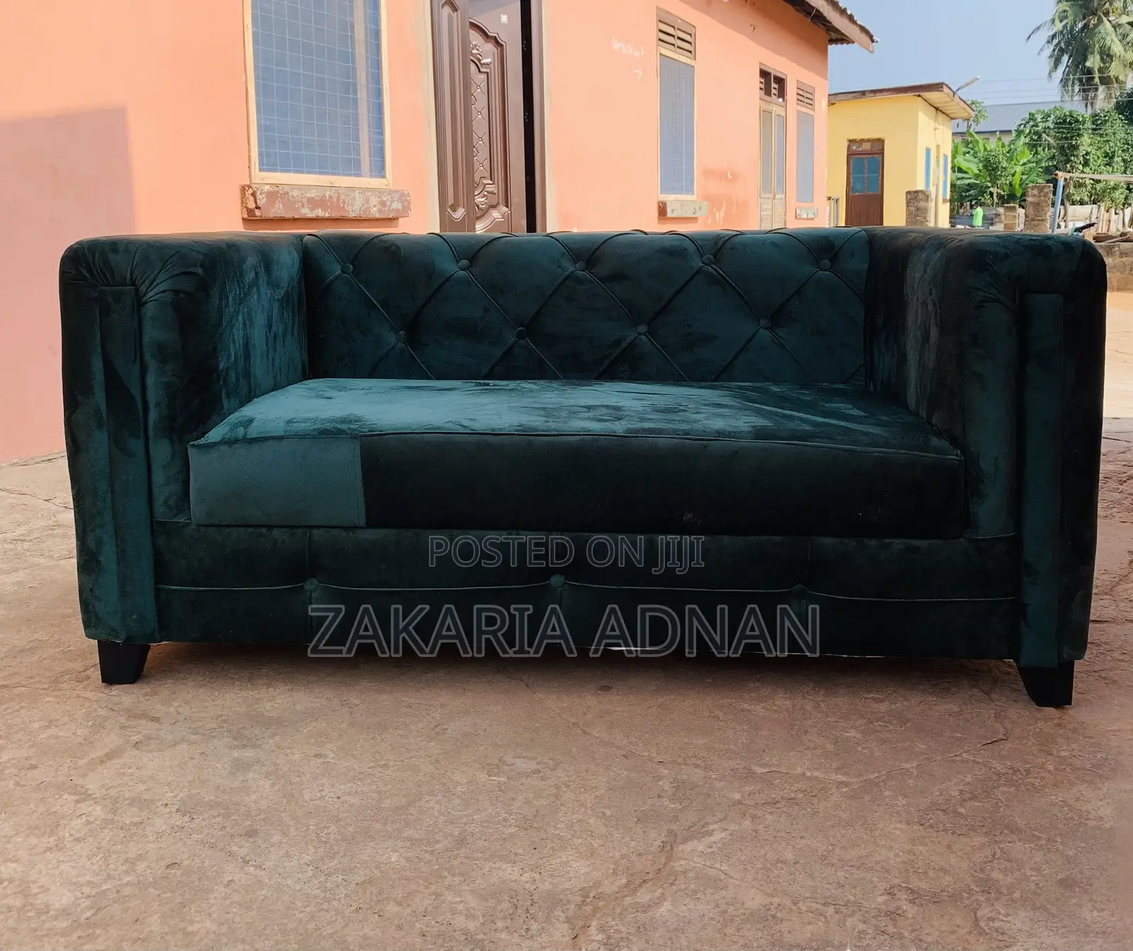 Sofa/Chair 2in1 Dark Green