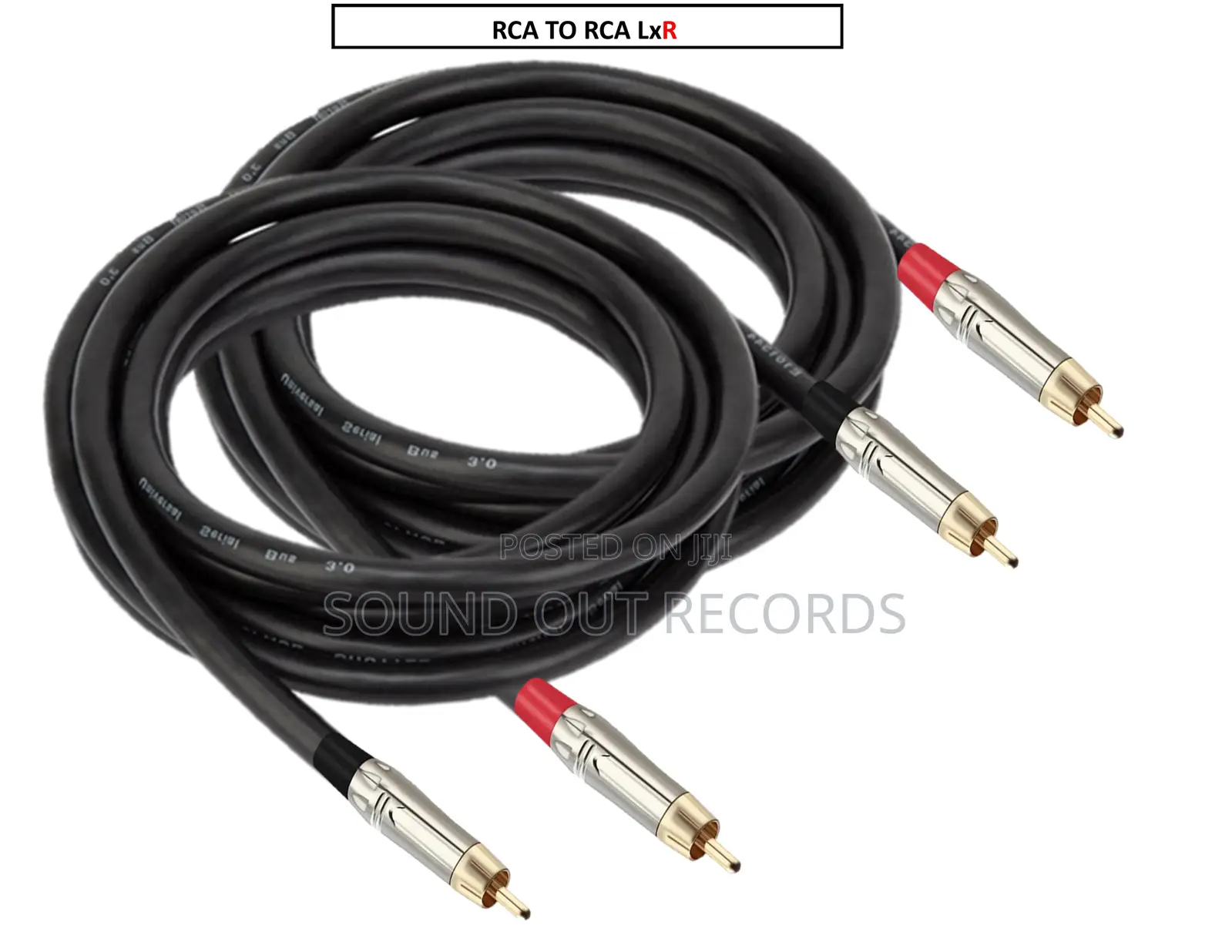 1pair Studio Quality Male RCA to RCA/XLR/TS Cables