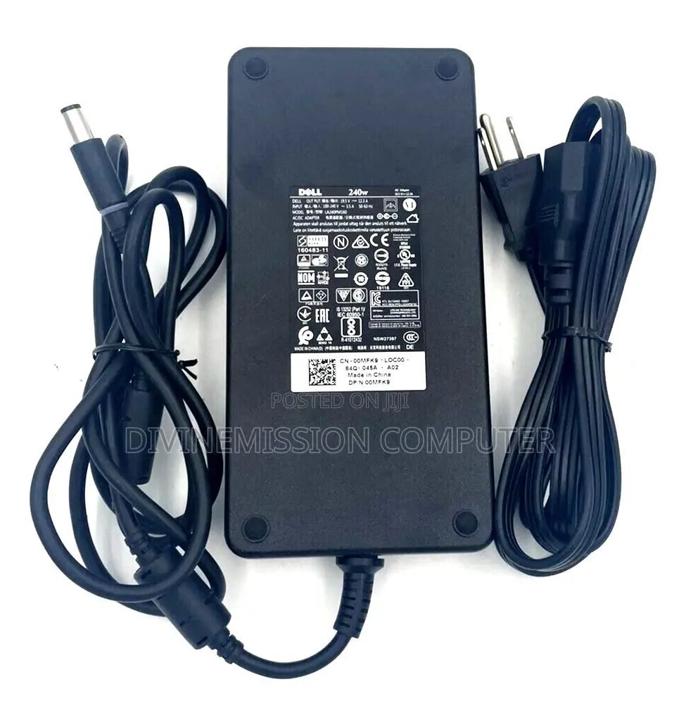 Original Dell Big Pin 19.5v~12.3A/ 240w for Alienware Machin