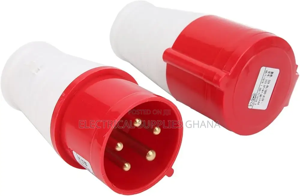 3 Phase Industrial Plug Socket 4-Pin / 5-Pin