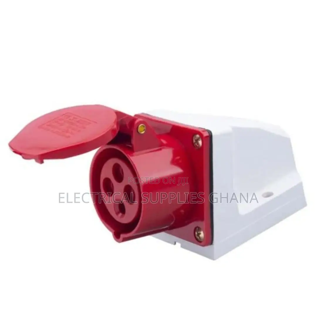 3 Phase Industrial Plug Socket 4-Pin / 5-Pin