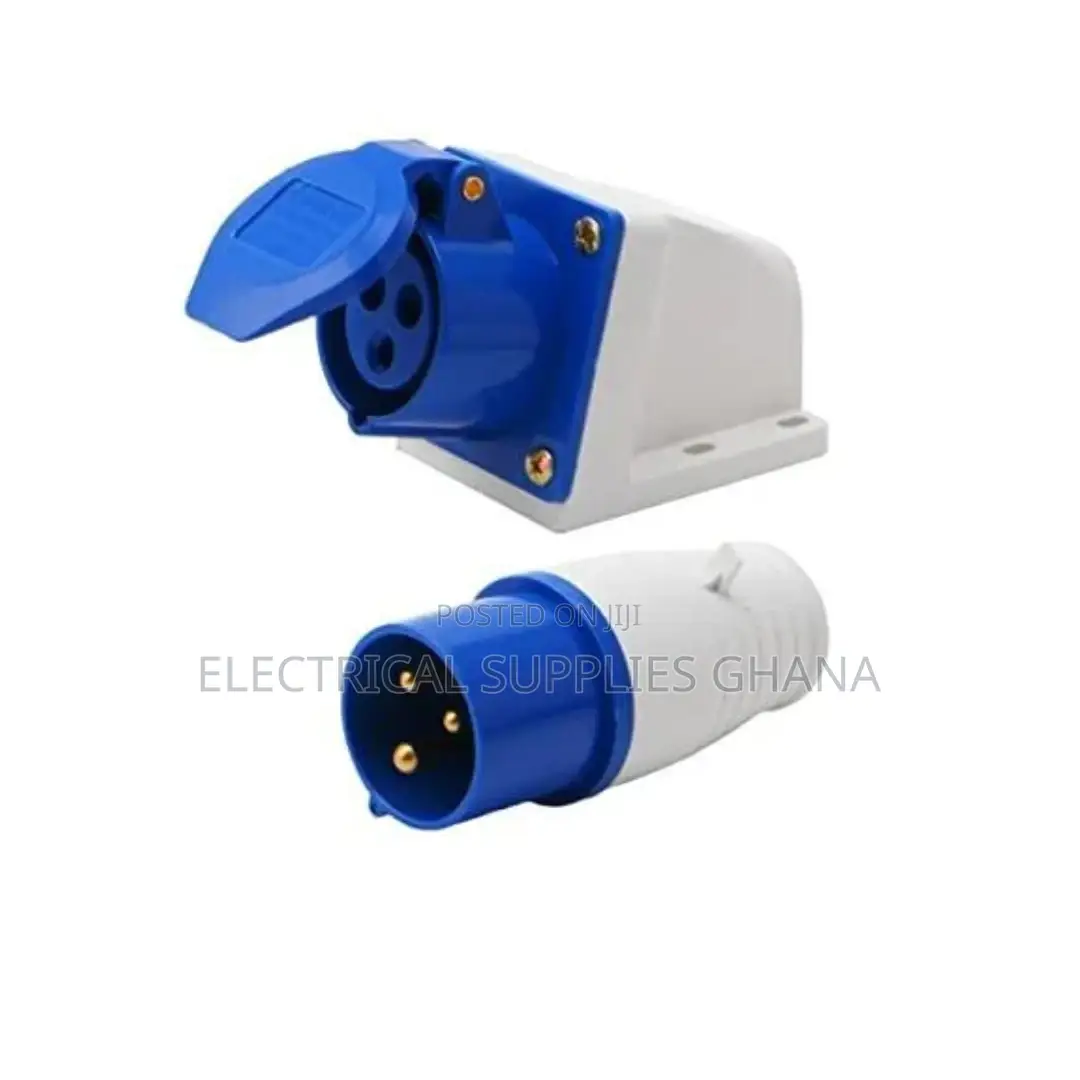 Single Phase Industrial Plug and Socket Set