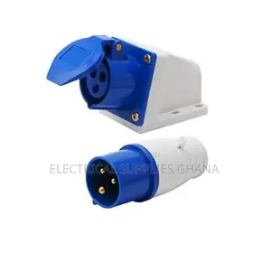 Single Phase Industrial Plug and Socket Set