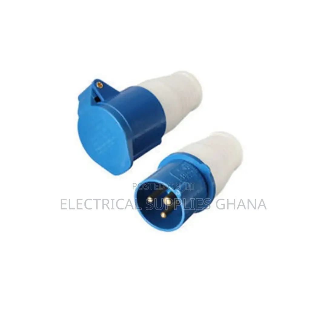 Single Phase Industrial Plug and Socket Set