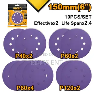 Purple Sanding Disc 150mm - Akrs150103