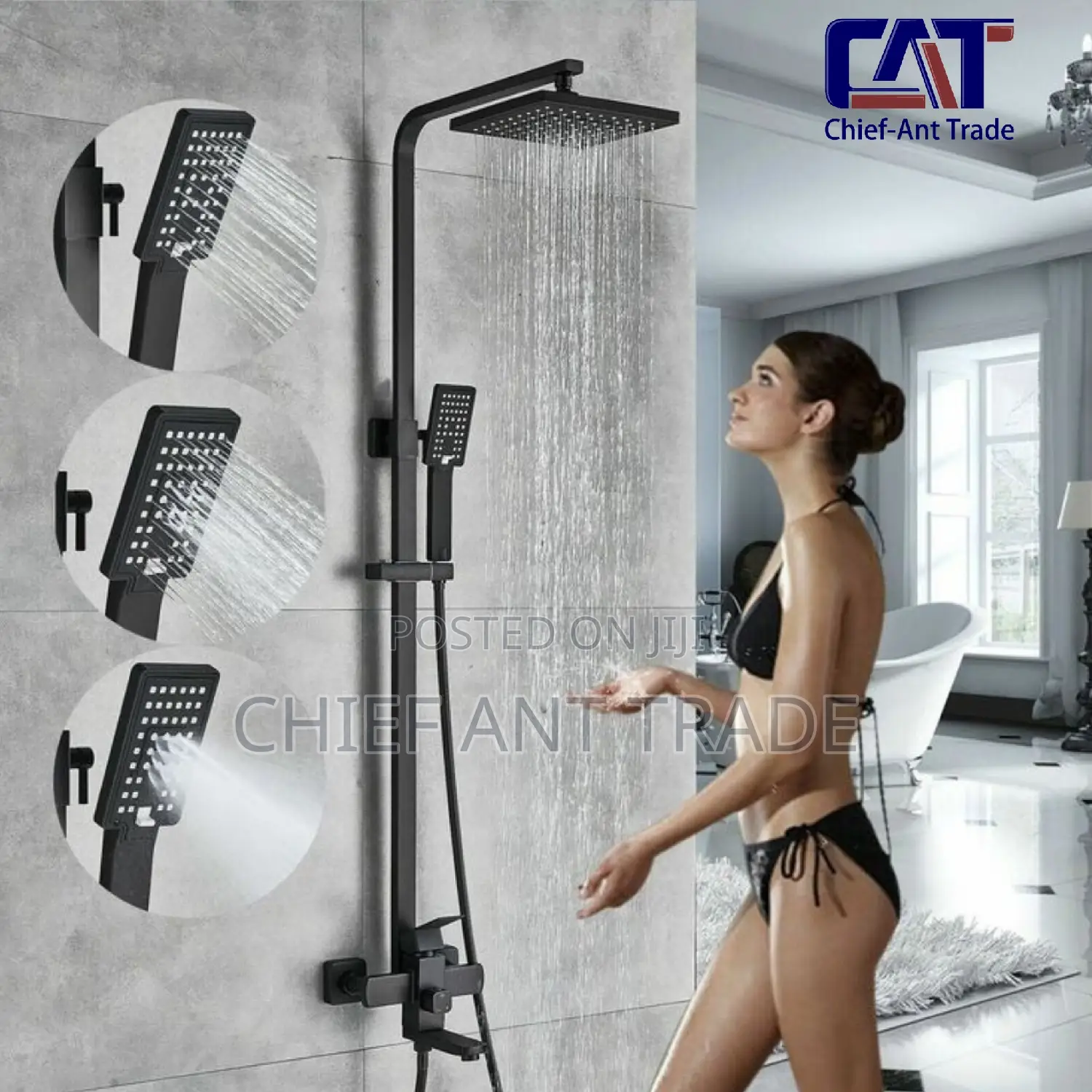 Hot Cold Shower. 3 Flow. 