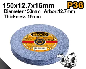 Bench Grinding Wheel P36 150x12.7x16mm - Agw