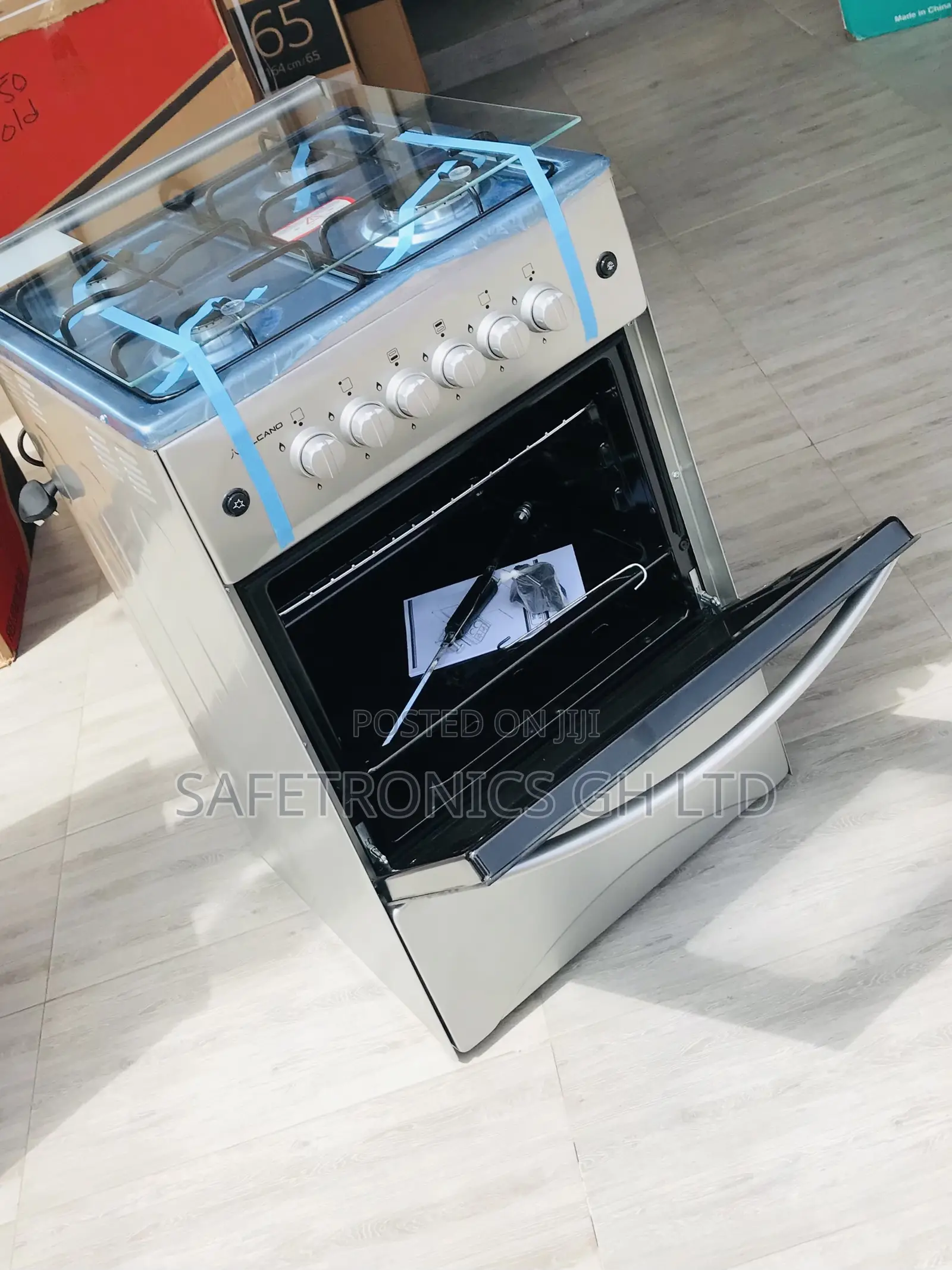 Oven/Grill 4 Gas Burner Gray Volcano Ionx (Ignition) 