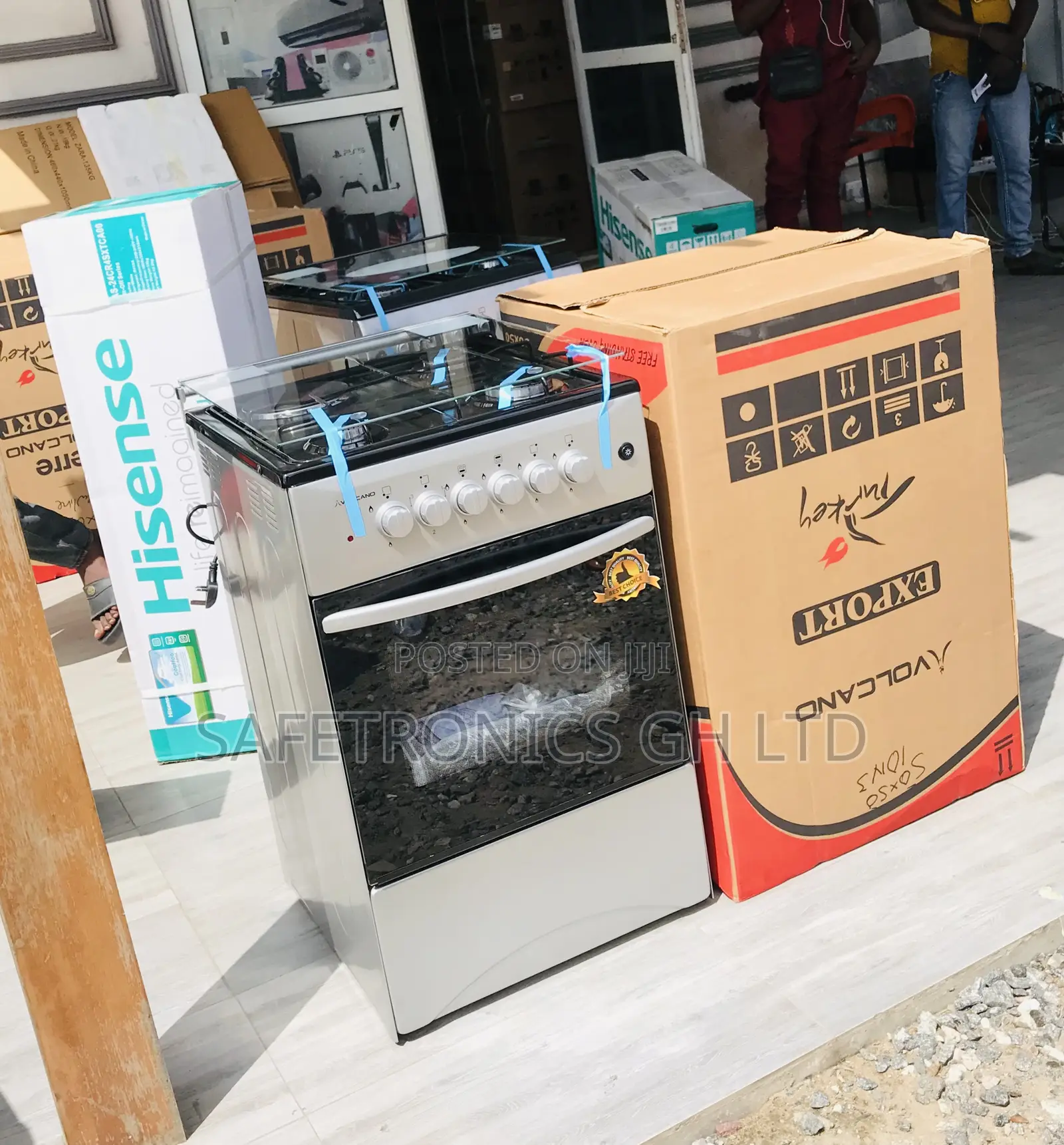 Quality Volcano 3 Gas Burner 1 Electric Oven/Grill