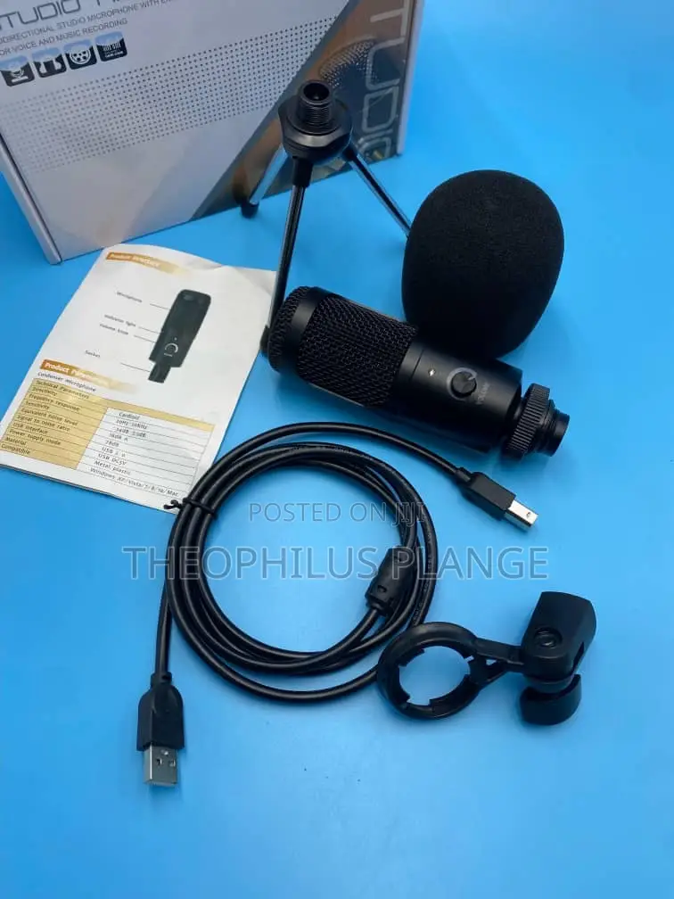 High Quality Customer Studio USB Microphone With Tripod