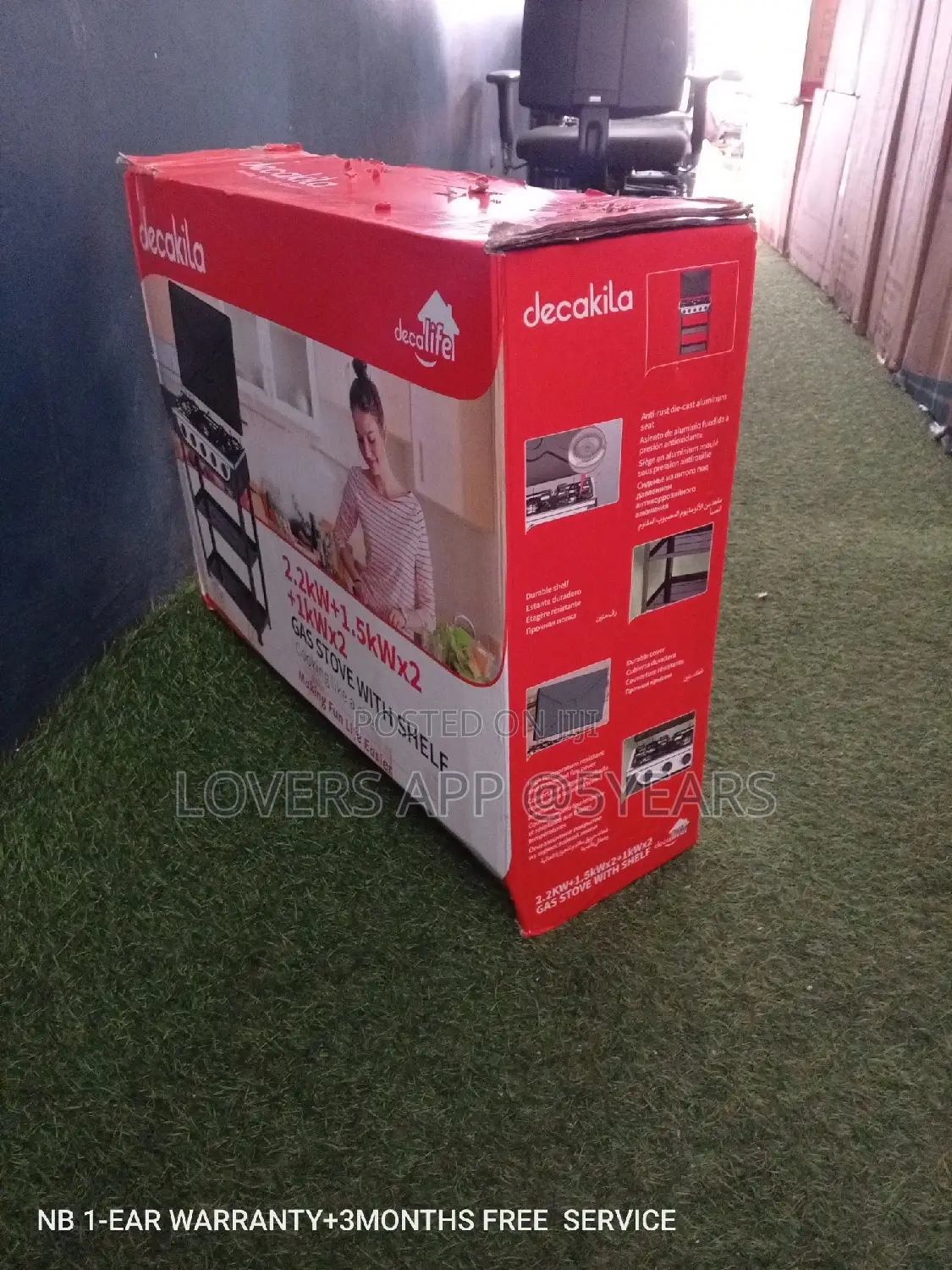 Brand New Decakila Gas Stove Gas Stove