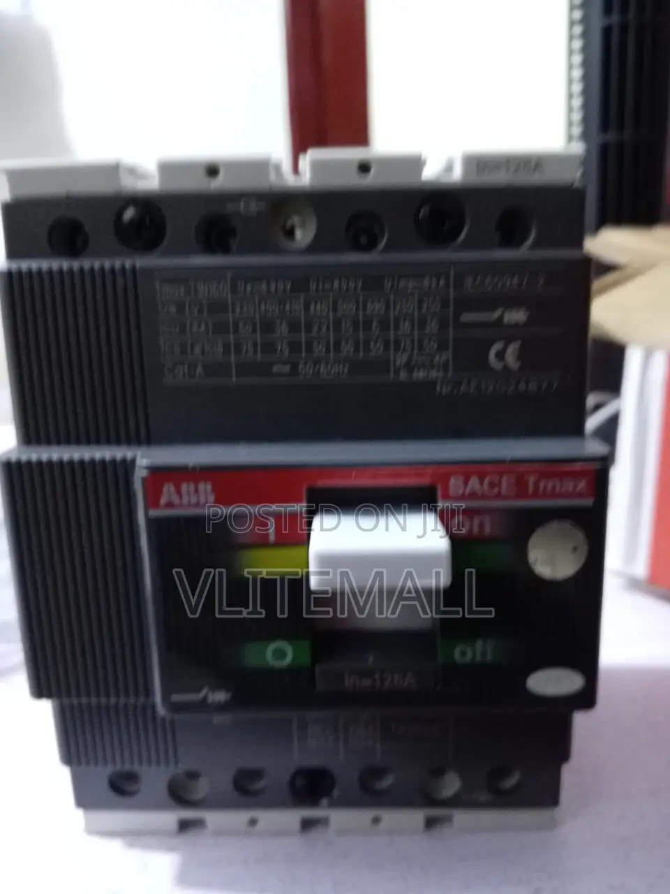 Abb R125A McCb 3 Pole Breaker