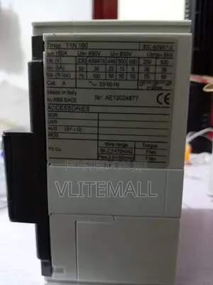 Abb R125A McCb 3 Pole Breaker
