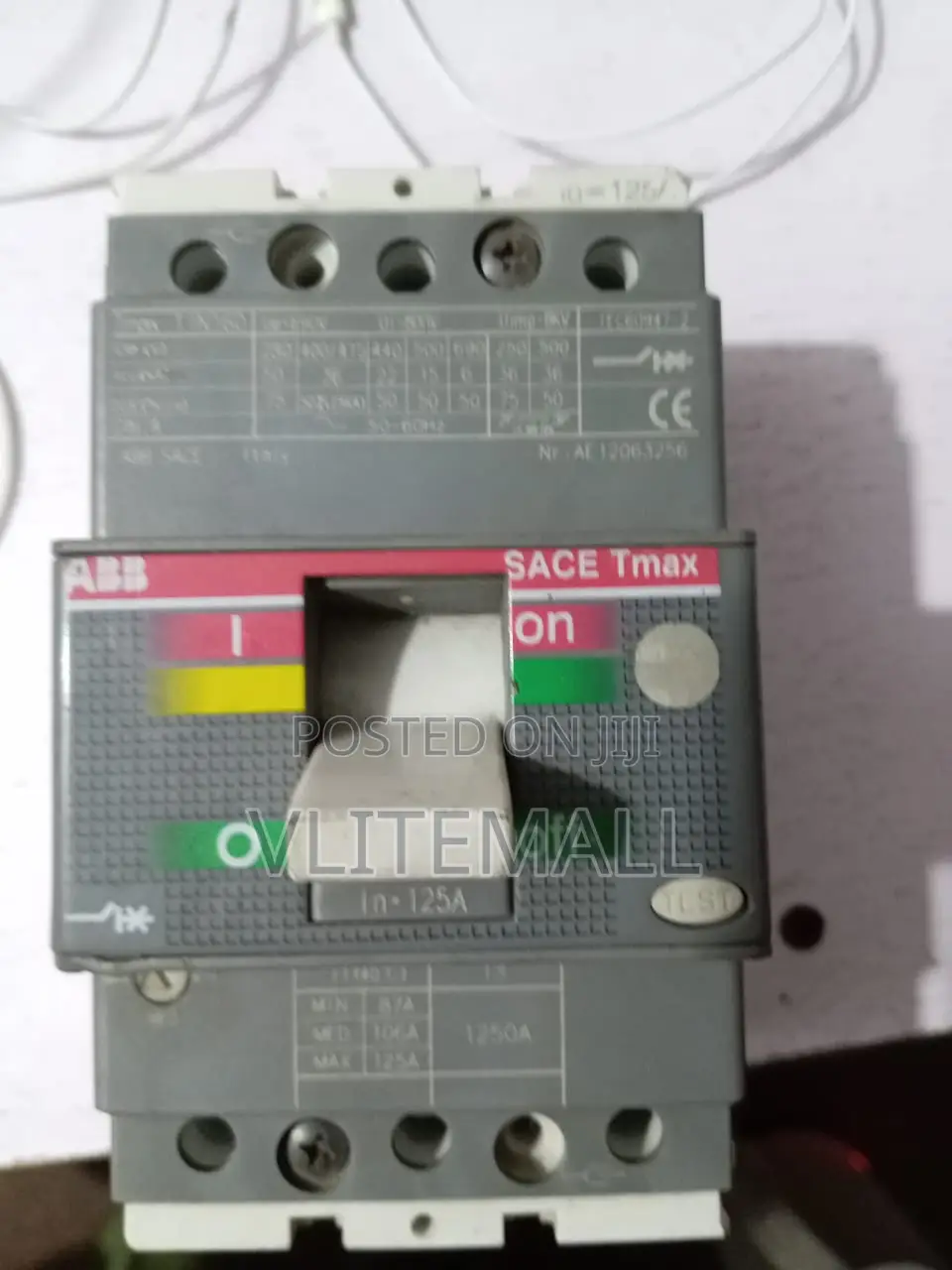 Abb McCb R125A 3pole Circuit Breaker