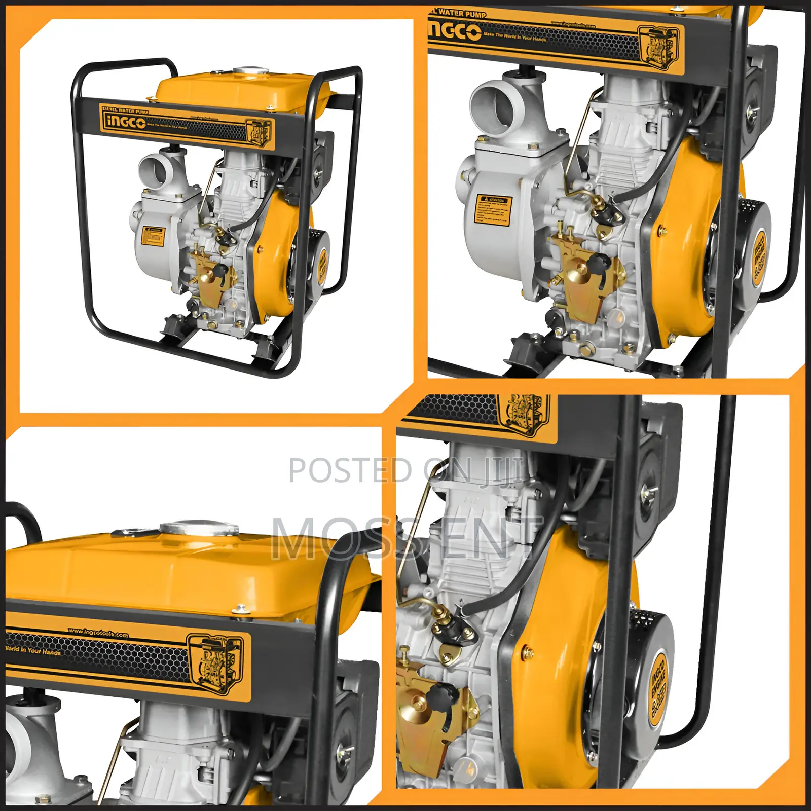 Ingco Diesel Water Pump 3" - Gep301
