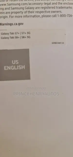 Samsung Tab S7+/ S8 + Book Cover Keyboard - EF-DT970UBEGUJ