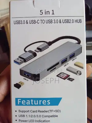 Type C Usb Hub 5 in 1