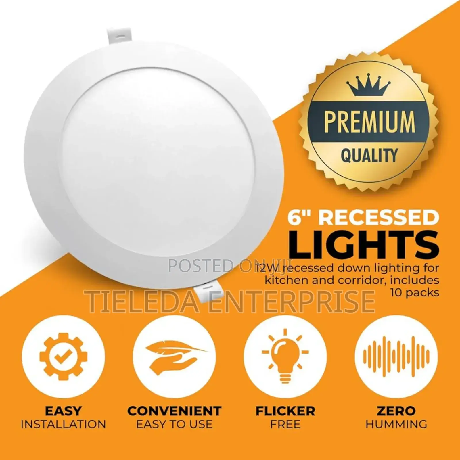 12w/18w Recessed Conduit Light