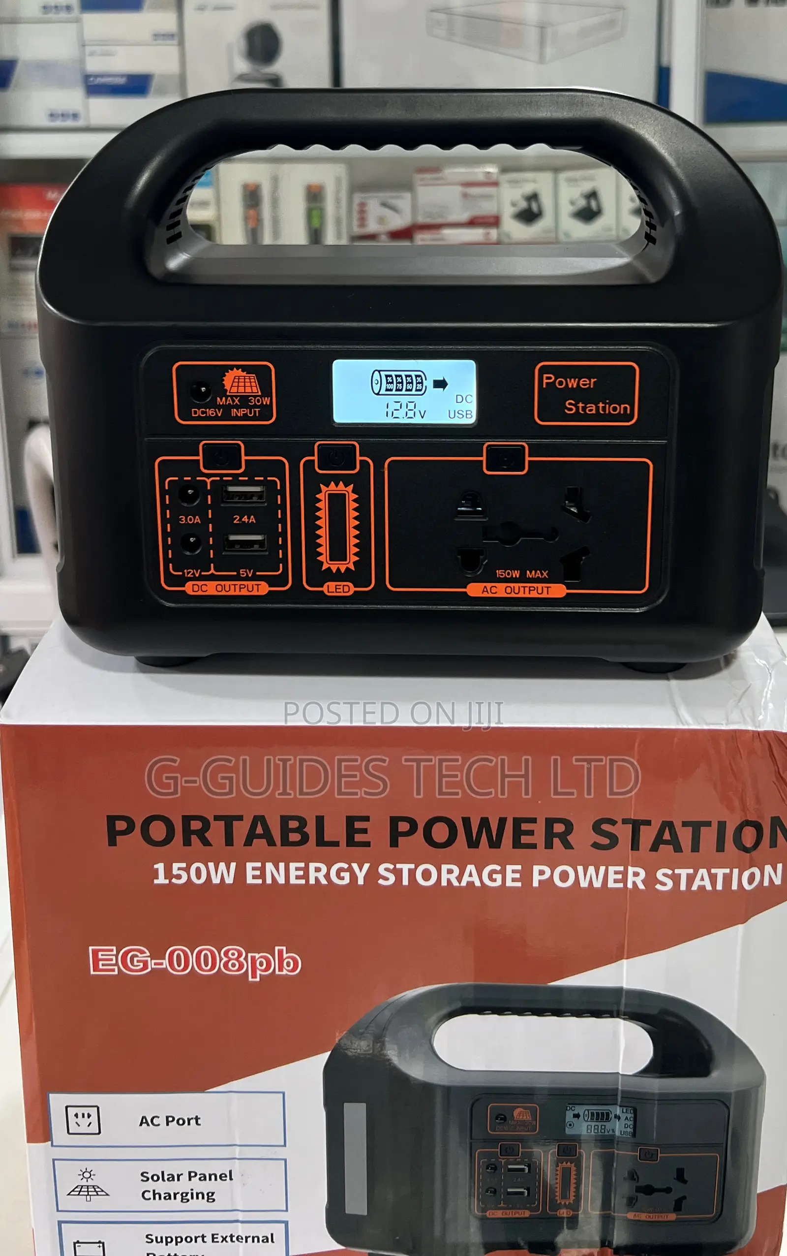 150w Multi-Function Portable Power Station (Eg-008pb)