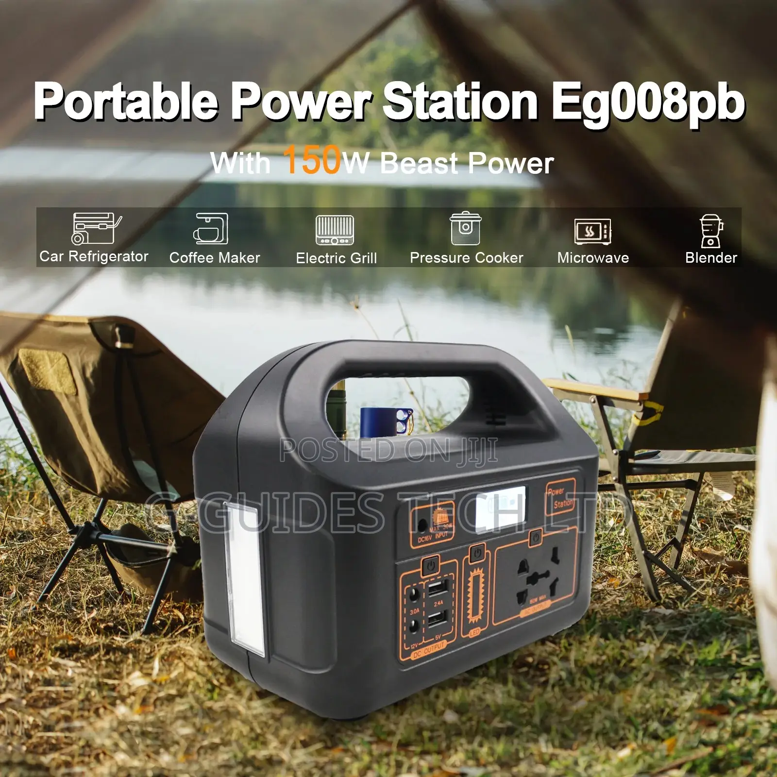 150w Multi-Function Portable Power Station (Eg-008pb)