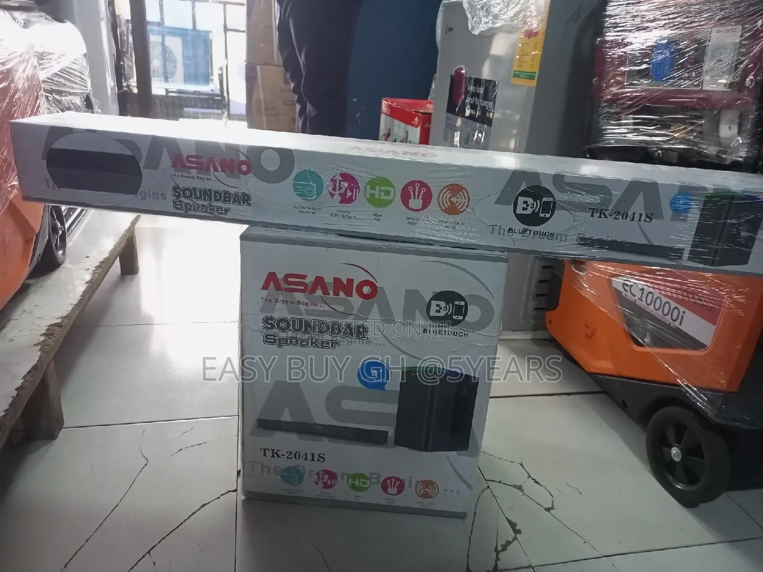 Awesome Asano Soundbar With Subwoofer Speaker TK 2041