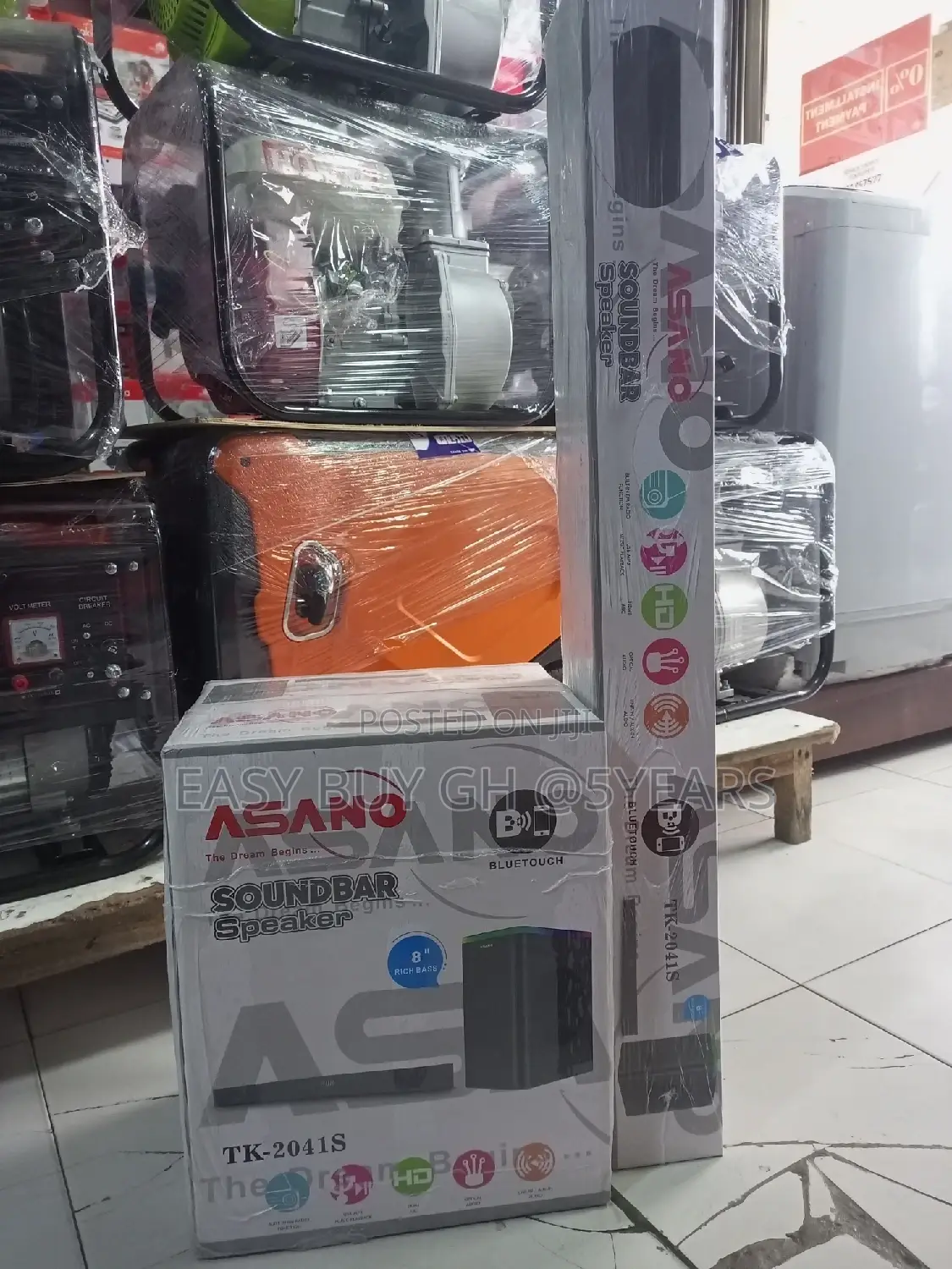 Brand New Soundbar With Subwoofer Speaker TK 2041/Usb MP3 FM