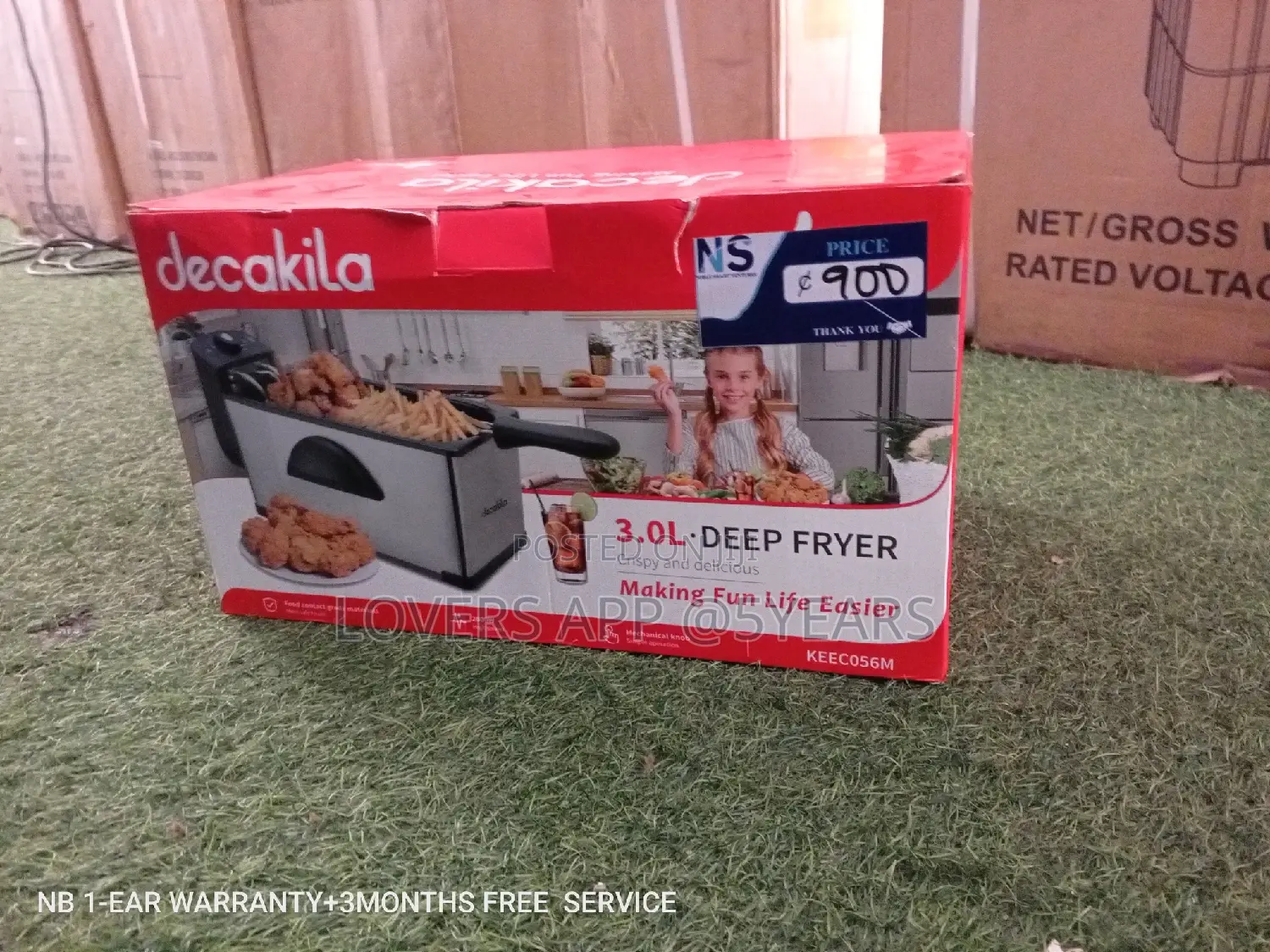 Brand New Decakila Deep Fryer Deep Fryer