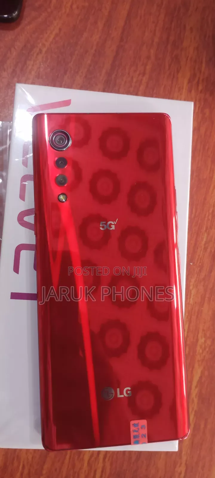 New LG Velvet 5G 128 GB Red