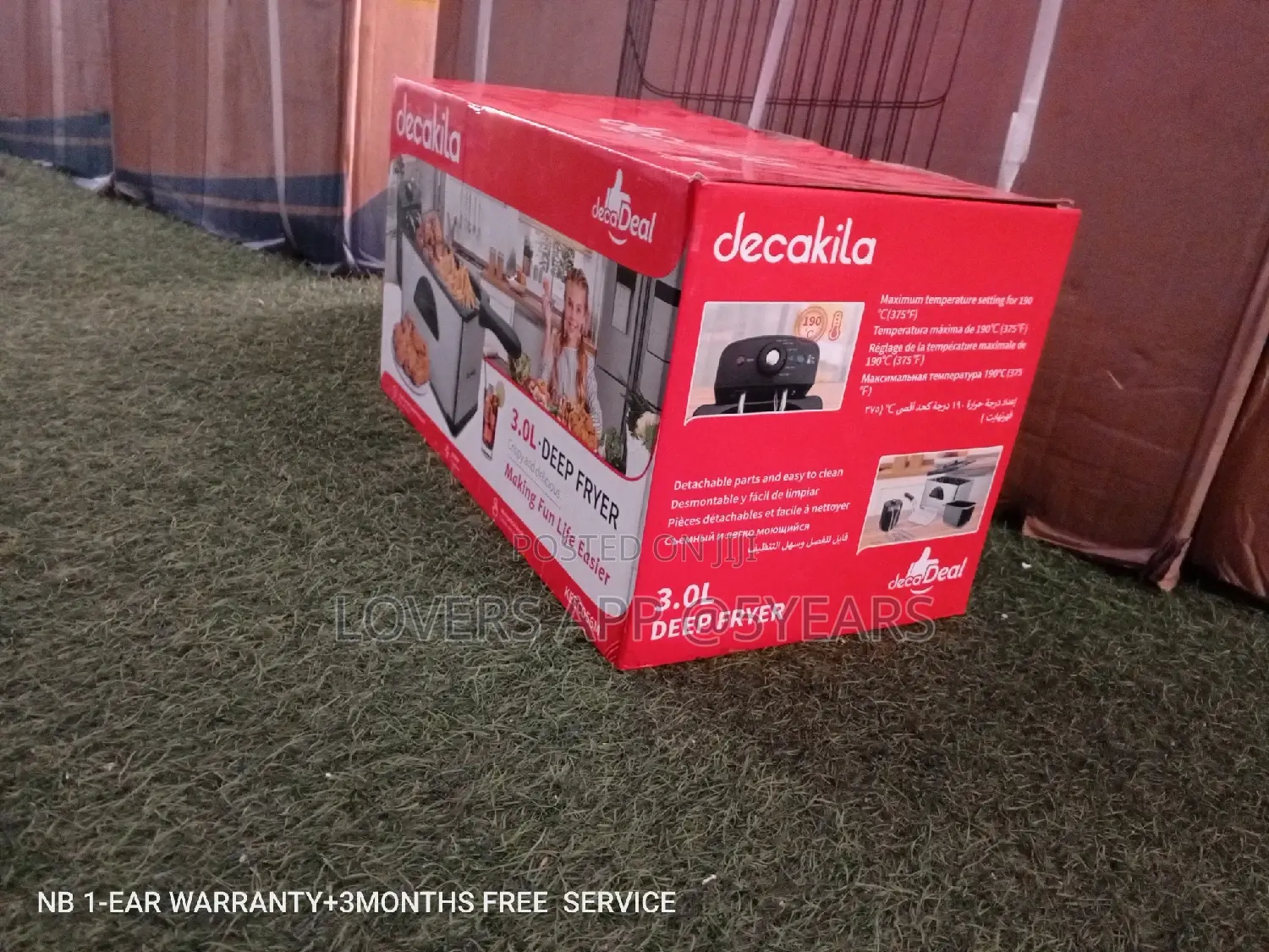 Decakila Deep Fryer Deep Fryer 3.0L Quality