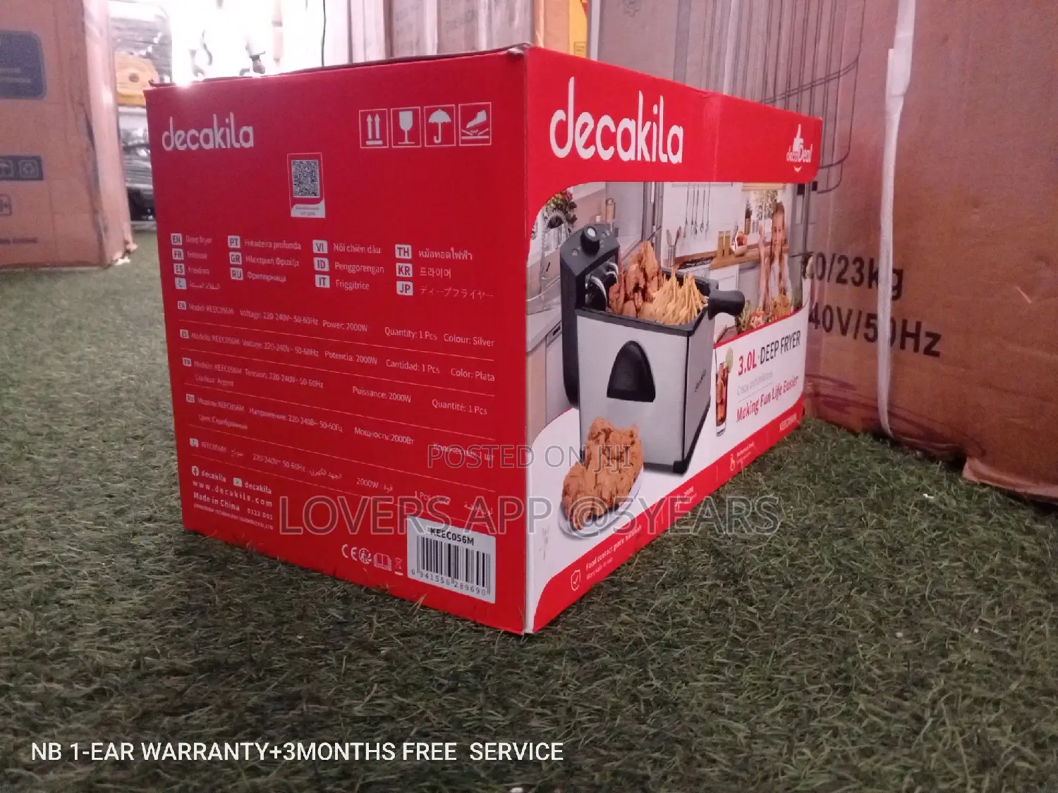 Decakila Deep Fryer Deep Fryer 3.0L Affordable