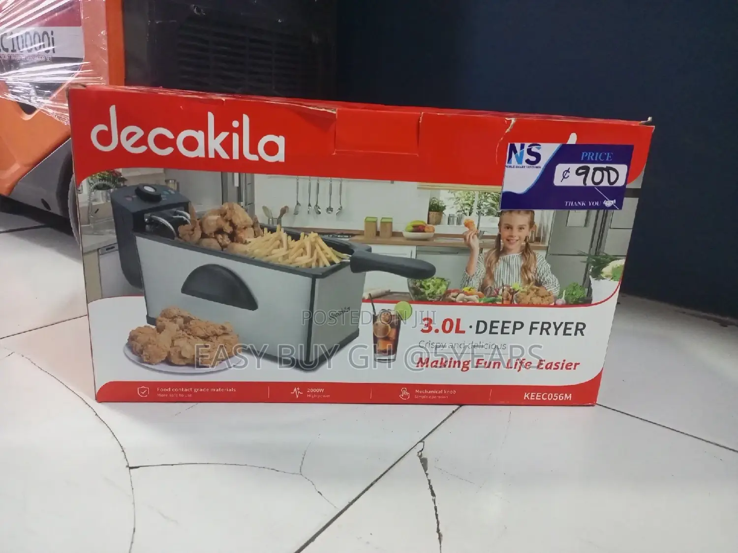 Deep Fryer 3.0liters Decakila