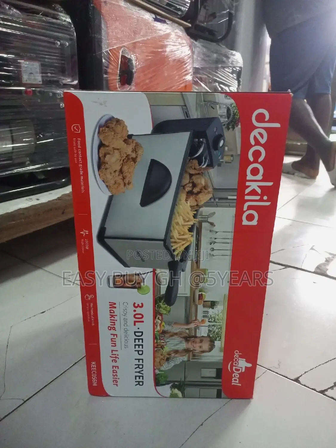 Brand New Decakila 3.0liters Deep Fryer 2000watts New