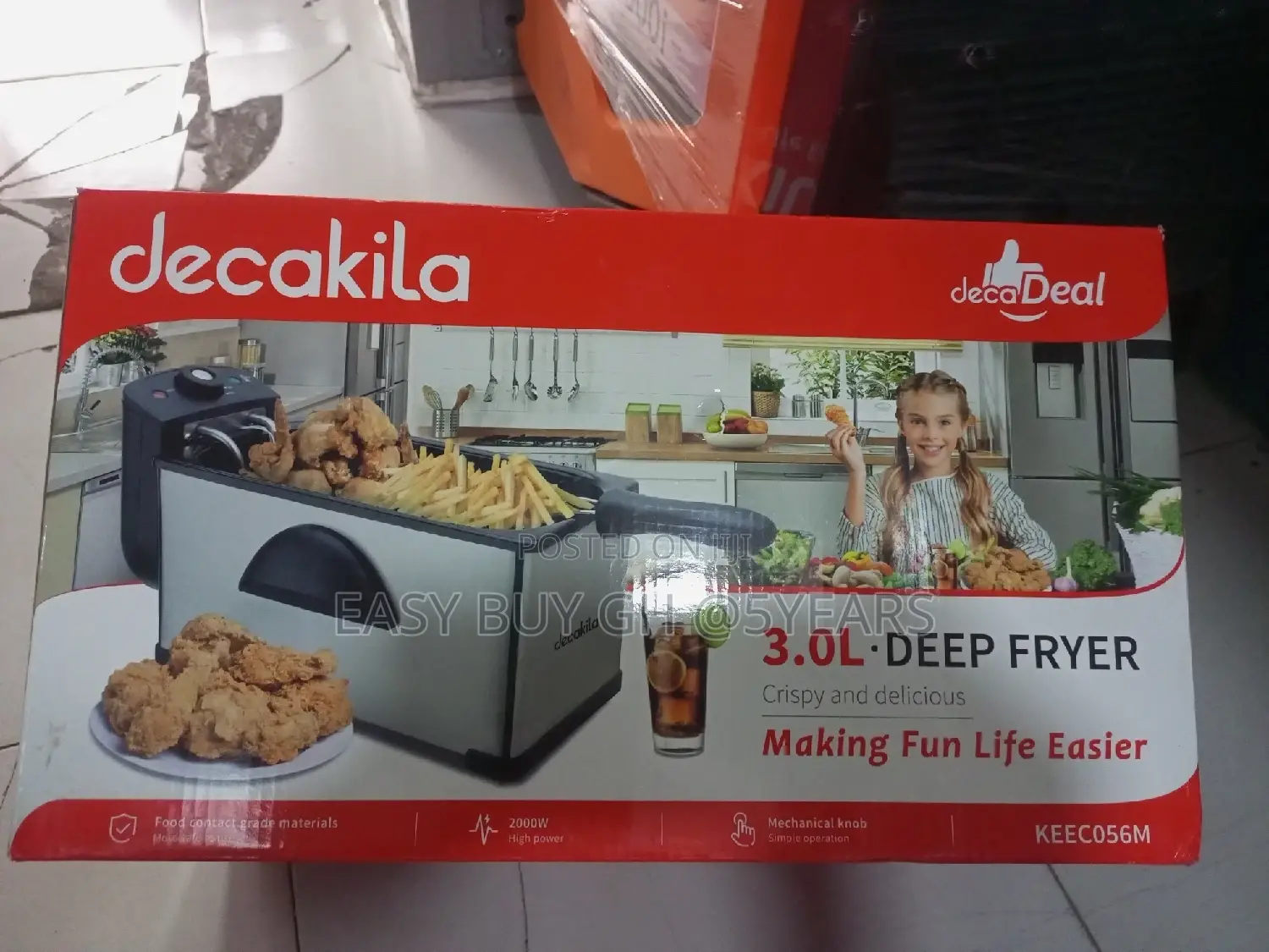 Simple Decakila 3.0liters Deep Fryer