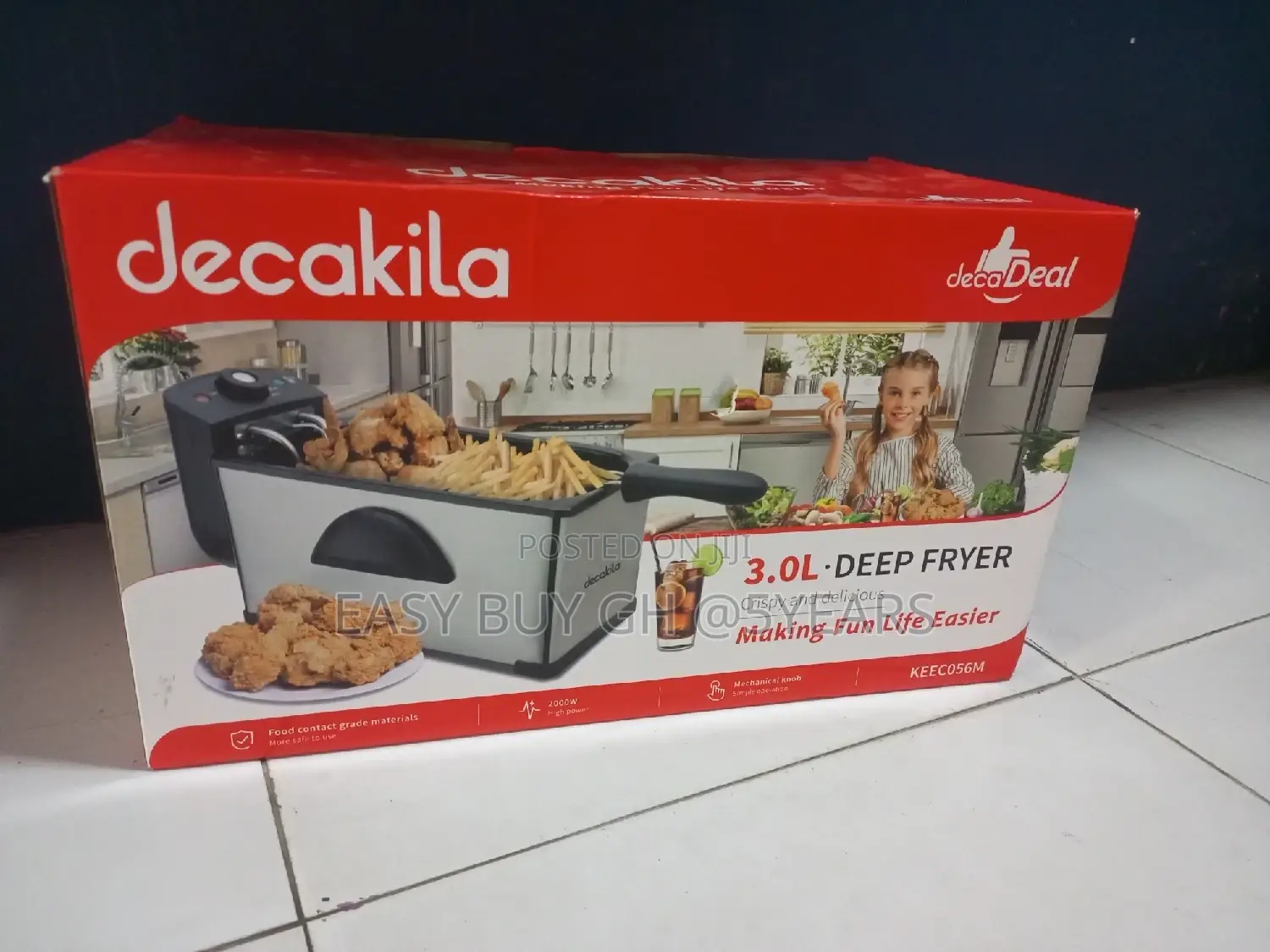 Decakila 3.0liters Deep Fryer Life Easier Decakila Fryer