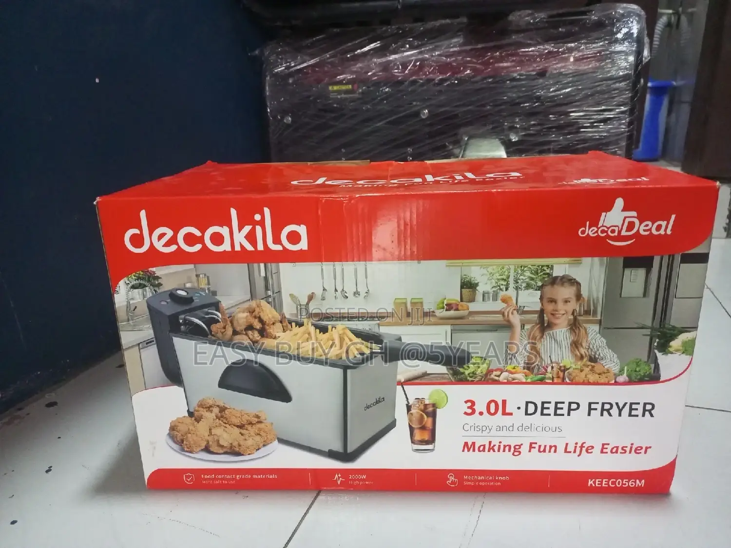 Decakila Easier Deep Fryer 3.0liters
